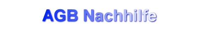 AGB Nachhilfe